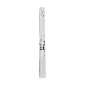 Rollo de papel tapiz 120cm x 3m con diseño estilo mármol y líneas caf…