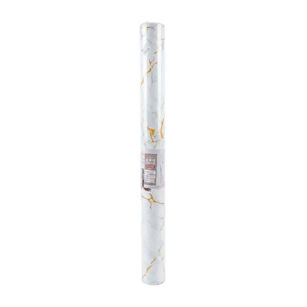 Rollo de papel tapiz 120cm x 3m con diseño estilo mármol con líneas d…
