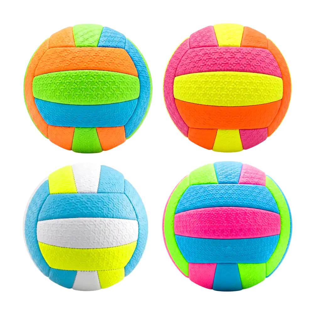 Balón pequeño para voleibol #2, texturizado y tricolor, variedad de c…
