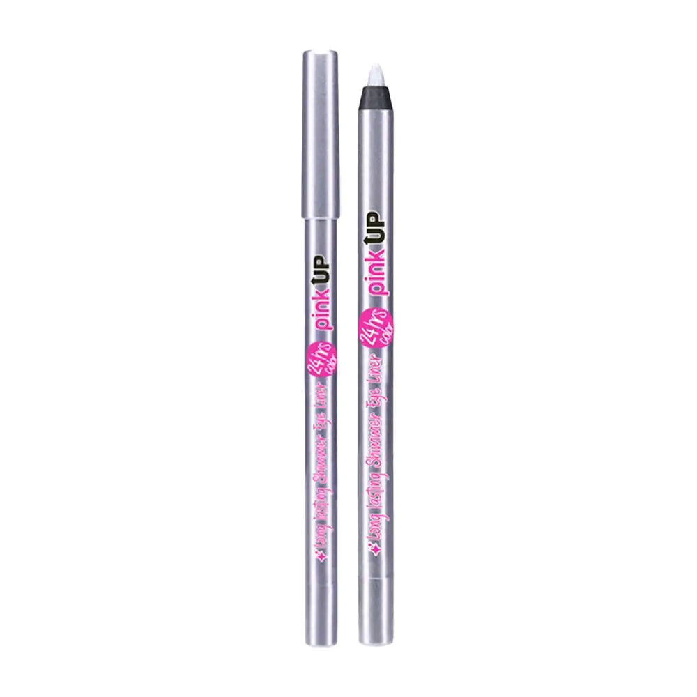Lápiz delineador de ojos de larga duración pink up en tono silver shi…