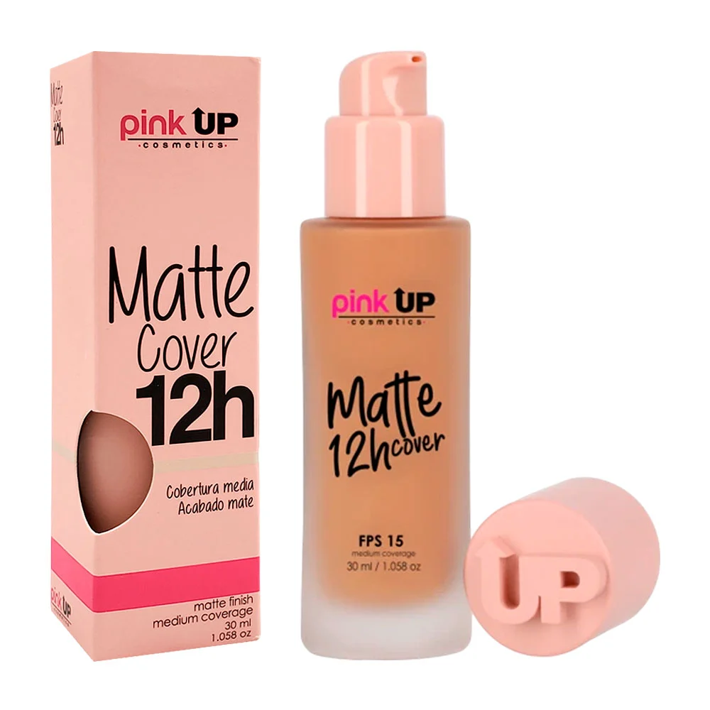 Base de maquillaje pink up con fps 15, cobertura media, tono 700, 30g…