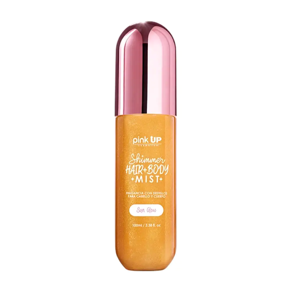 Perfume pink up para el cuerpo y cabello shimmer aroma sun glow, 100m…
