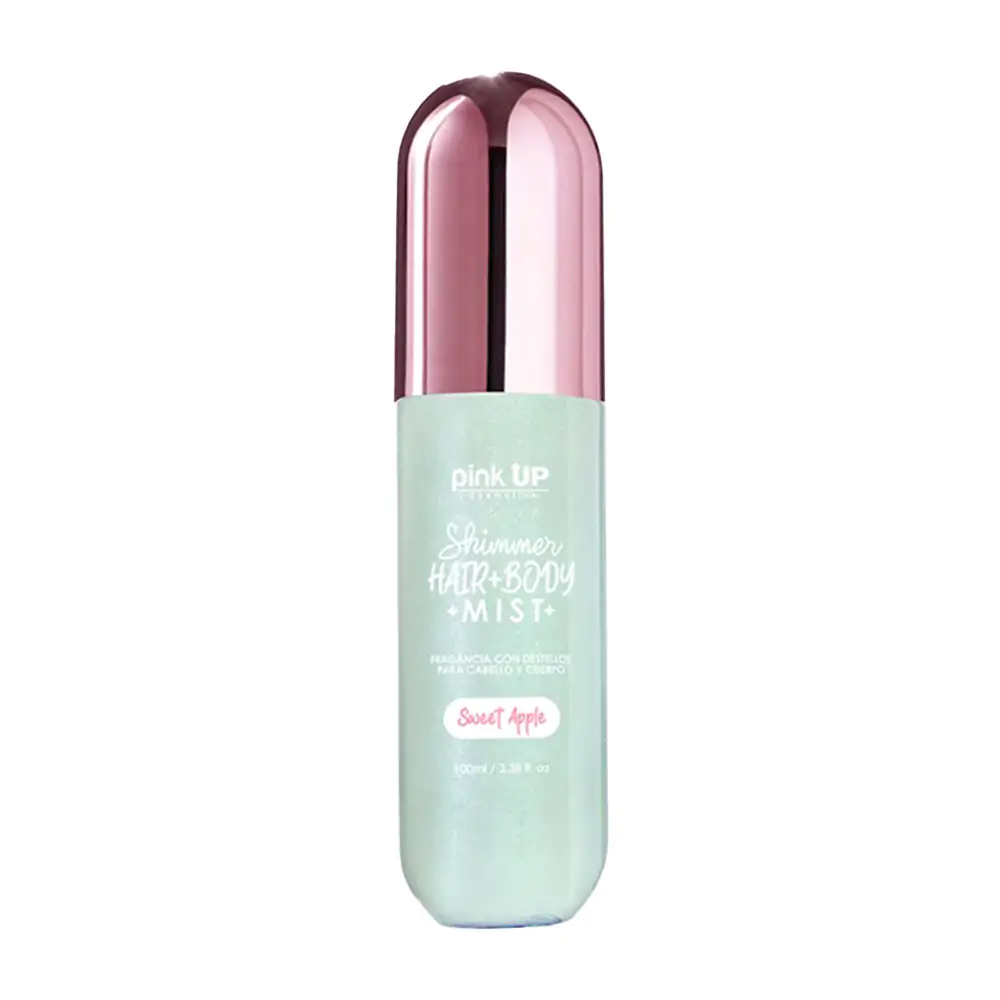 Perfume pink up para el cuerpo y cabello shimmer aroma sweet apple, 1…