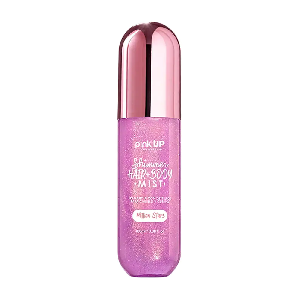Perfume pink up para el cuerpo y cabello shimmer aroma million stars,…