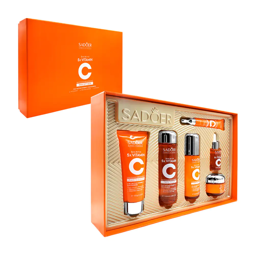 Set de vitamina c 5en1 + niacinamida para el cuidado de la piel, skin…