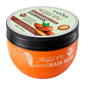 Mascarilla capilar sadoer con aceite de argán para reparar el cabello…
