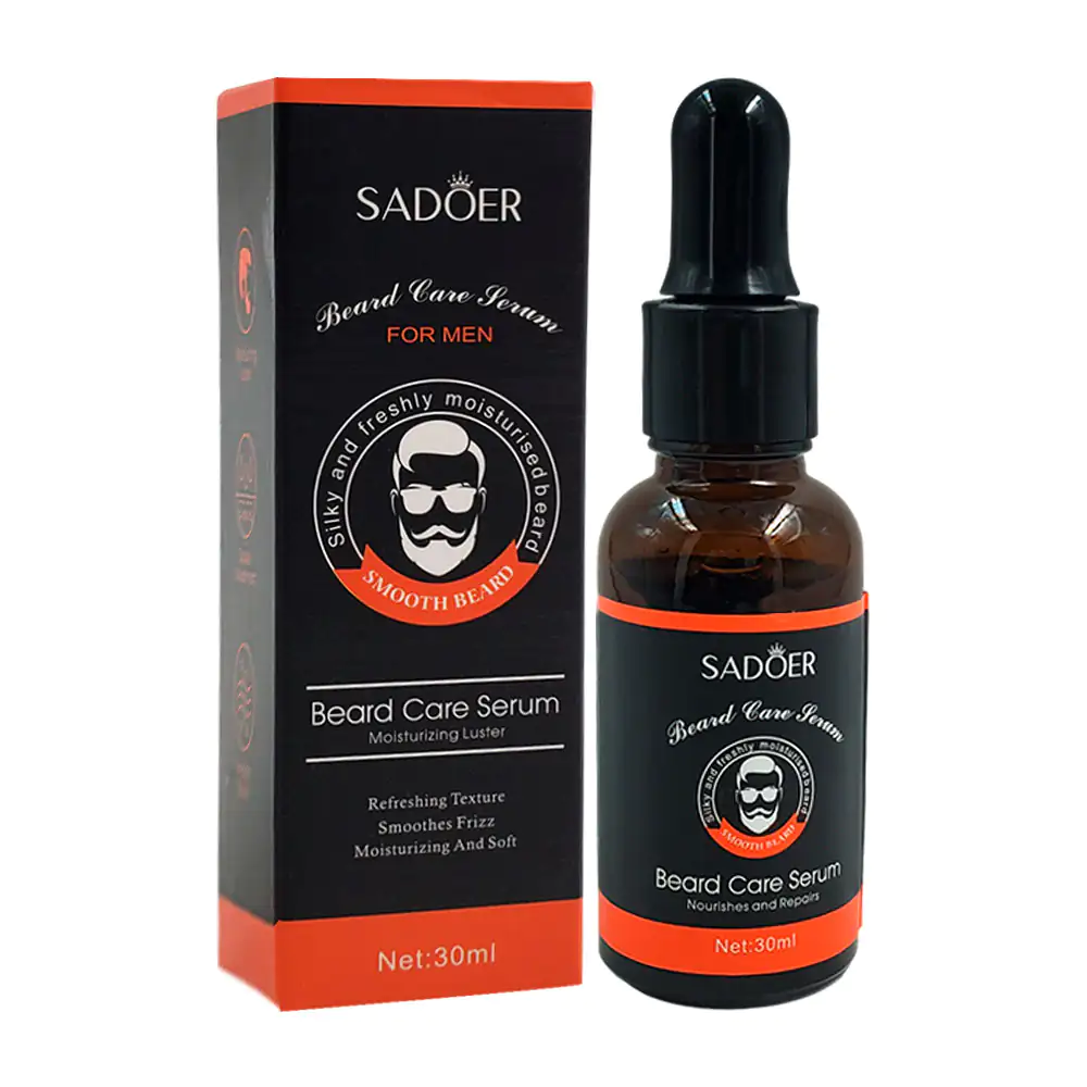 Suero para el cuidado de la barba, hidrata, suaviza y fortalece la ba…