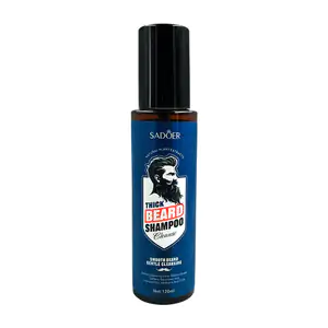 Shampoo para barba, limpieza profunda y suavidad, 120ml