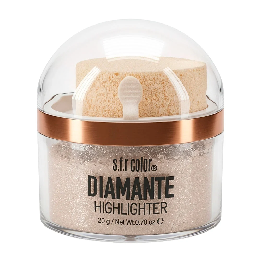 Iluminador corporal tipo polvo de hadas con esponja aplicadora, 20g /…