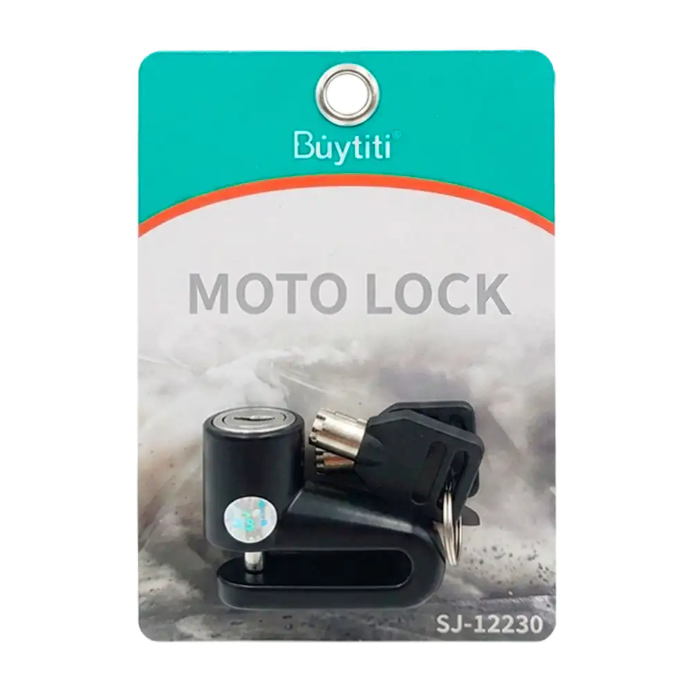 Candado buytiti para disco de freno de motocicleta y juego de 2 llaves