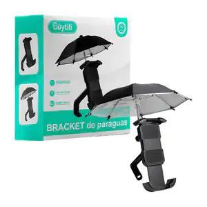 Soporte ajustable buytiti con mini paraguas incluido para bicicleta y…