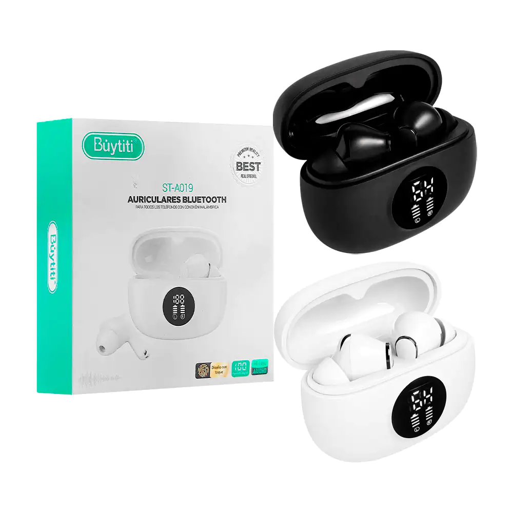 Audífonos buytiti inalámbricos bluetooth con almohadilla de goma