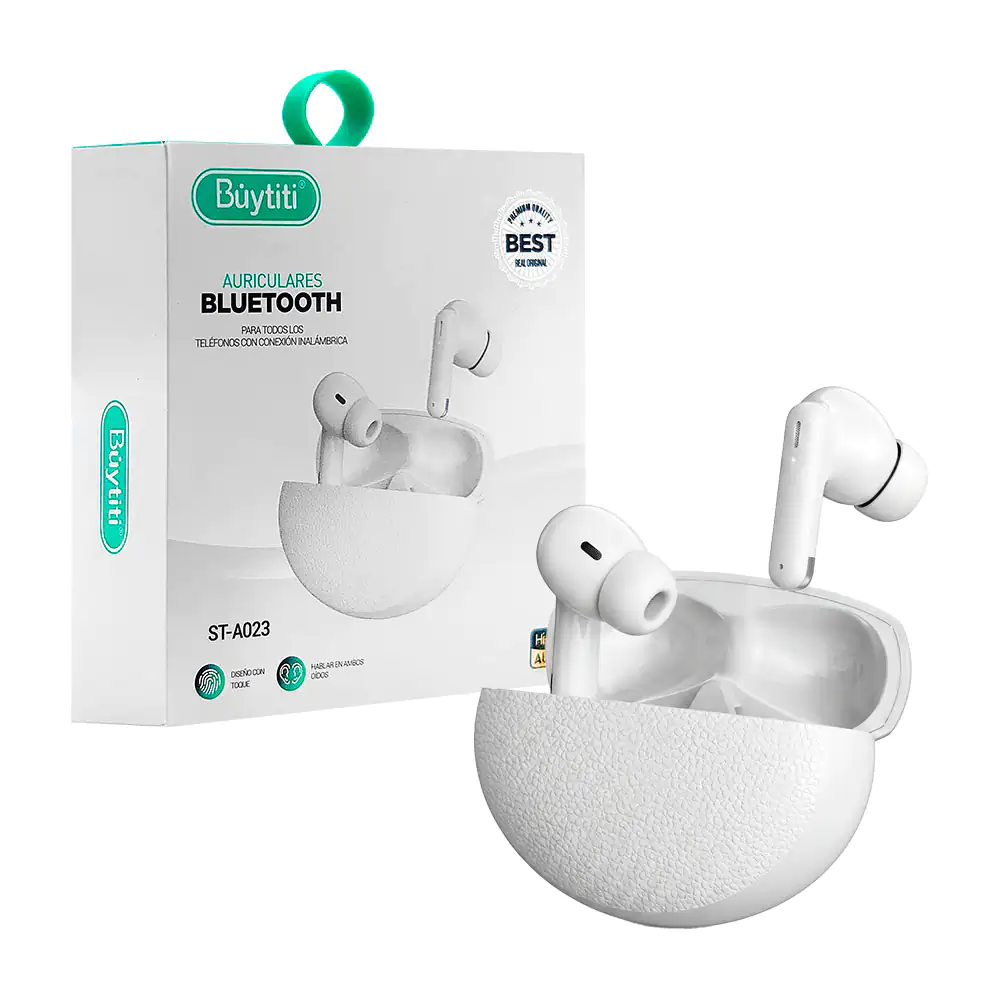 Audífonos inalámbricos bluetooth buytiti con estuche de carga tipo pi…