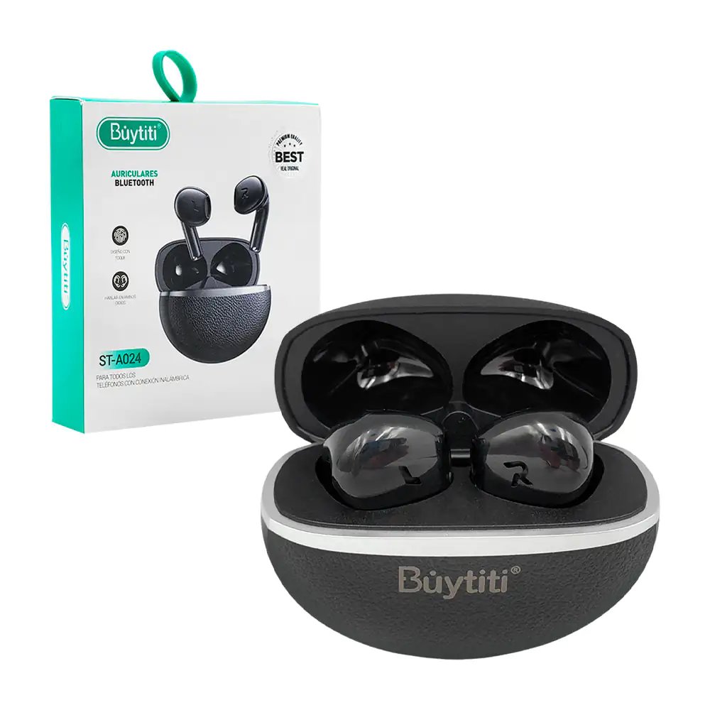 Audífonos inalámbricos bluetooth buytiti con estuche de carga efecto …