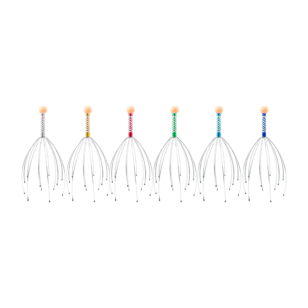 Masajeador de alambre antiestrés para la cabeza, variedad de colores …