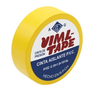 1pza Cinta aislante viml en color amarillo