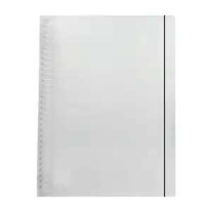 Carpeta recopiladora portada transparente, 30 argollas metálicas chic…