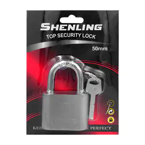 Candado de seguridad shenling de 50m con juego de 3 llaves de repuesto