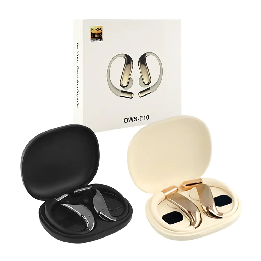 Audífonos inalámbricos con soporte para oreja + estuche de carga con …