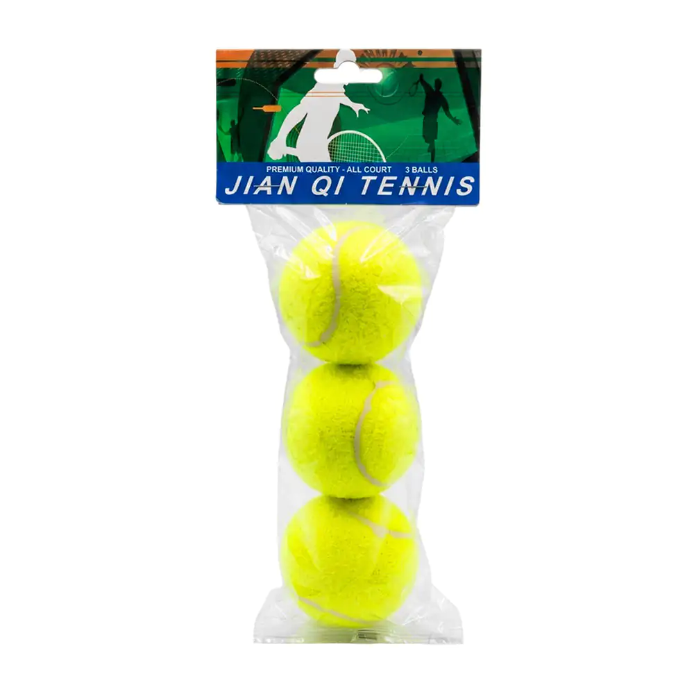 Paquete con 3 pelotas lisas sin estampado, jian qi tennis para tenis …