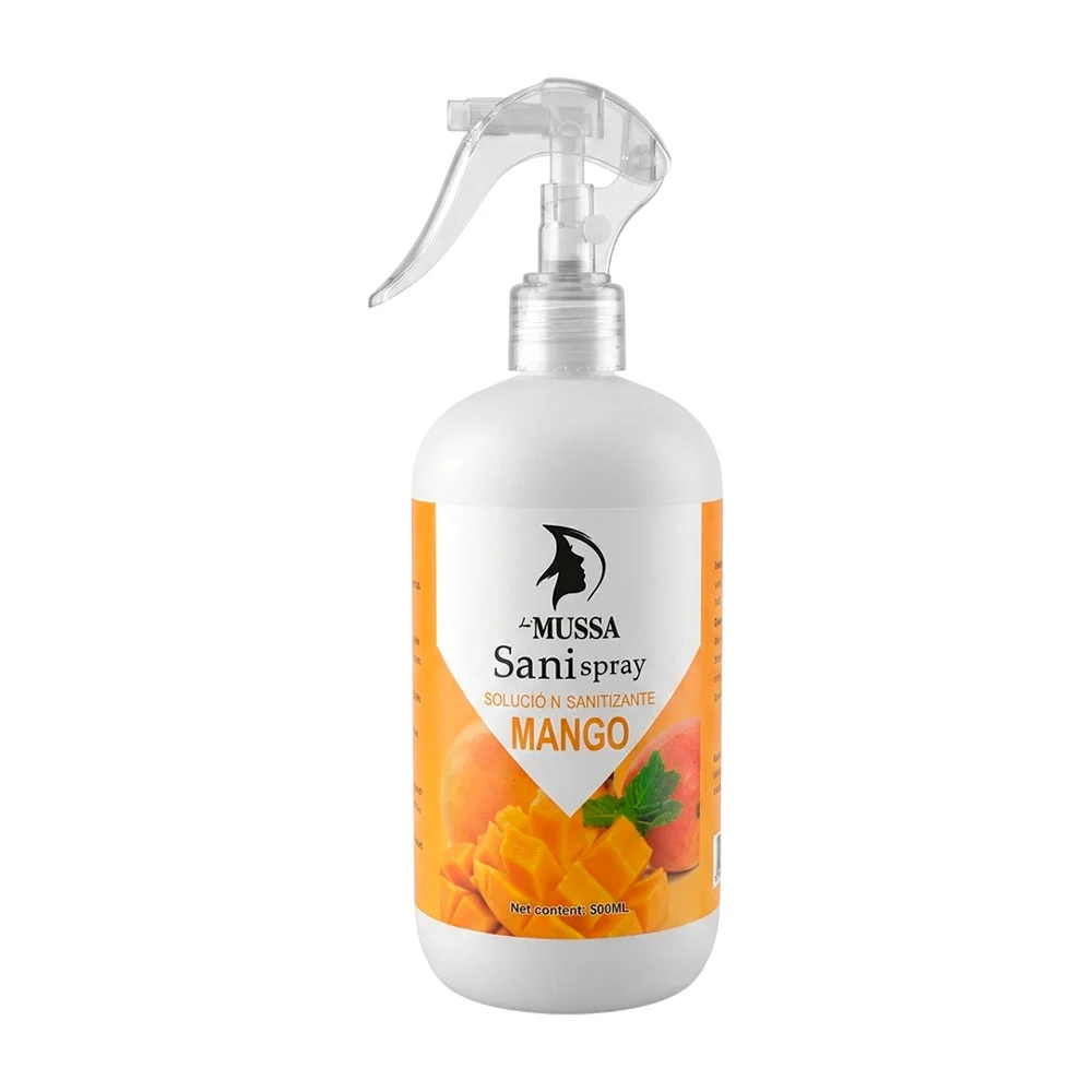 Solución sanitizante mussa con extracto de mango para uñas, 500ml / s…