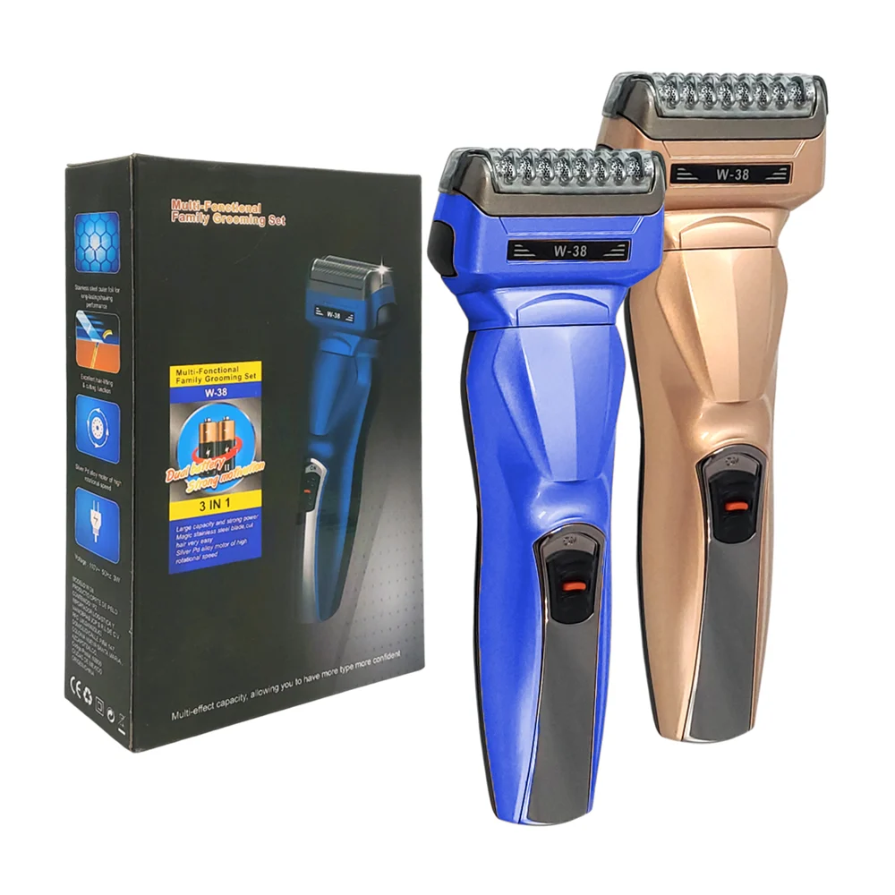 Rasuradora multifuncional 3 en 1 recargable, para cabello, barba y ve…