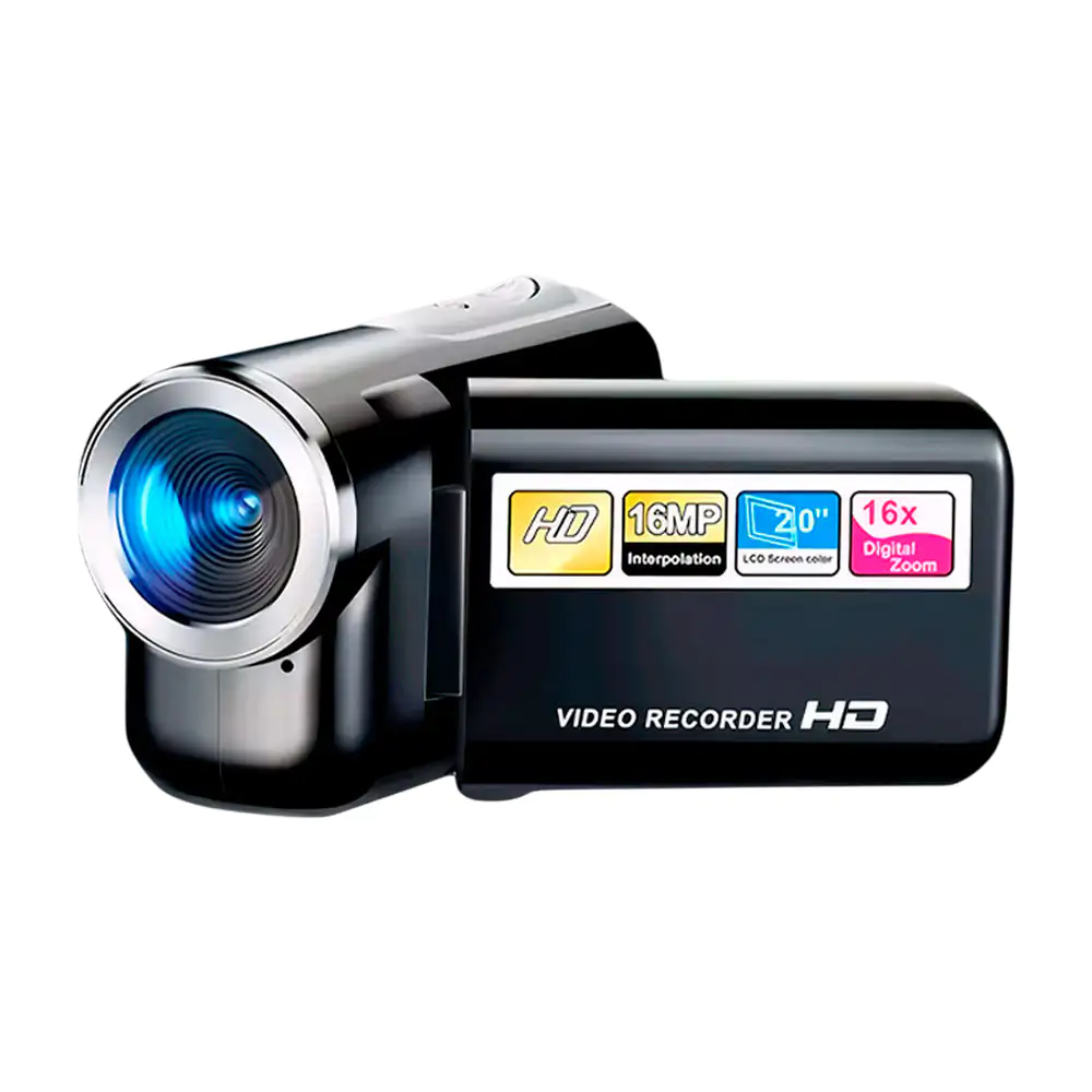 Cámara digital portátil 16mp hd 1080 con zoom digital 16x y pantalla …