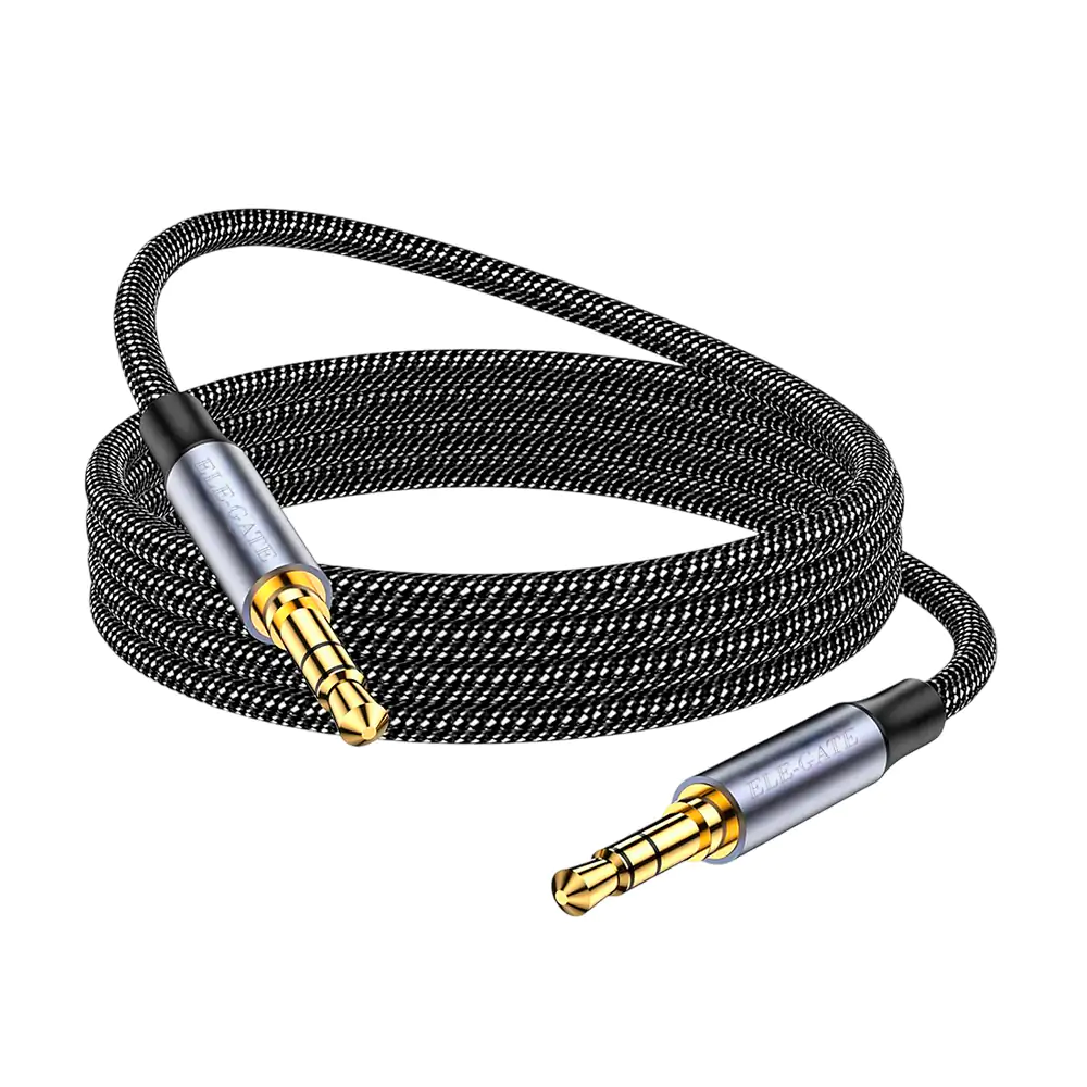 Cable auxiliar jack 3.5mm de uso rudo de 1.5m