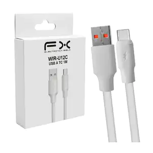 Cable usb a tipo c fx de 1m con carga rápida, 2.1a / wir-u12c