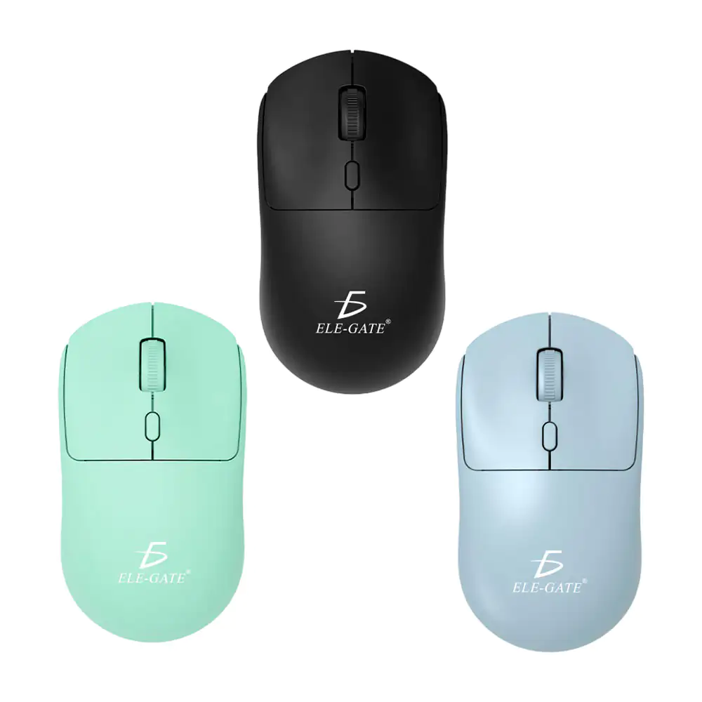 Mouse inalámbrico con conexión dual, diseño ergonómico y silencioso /…
