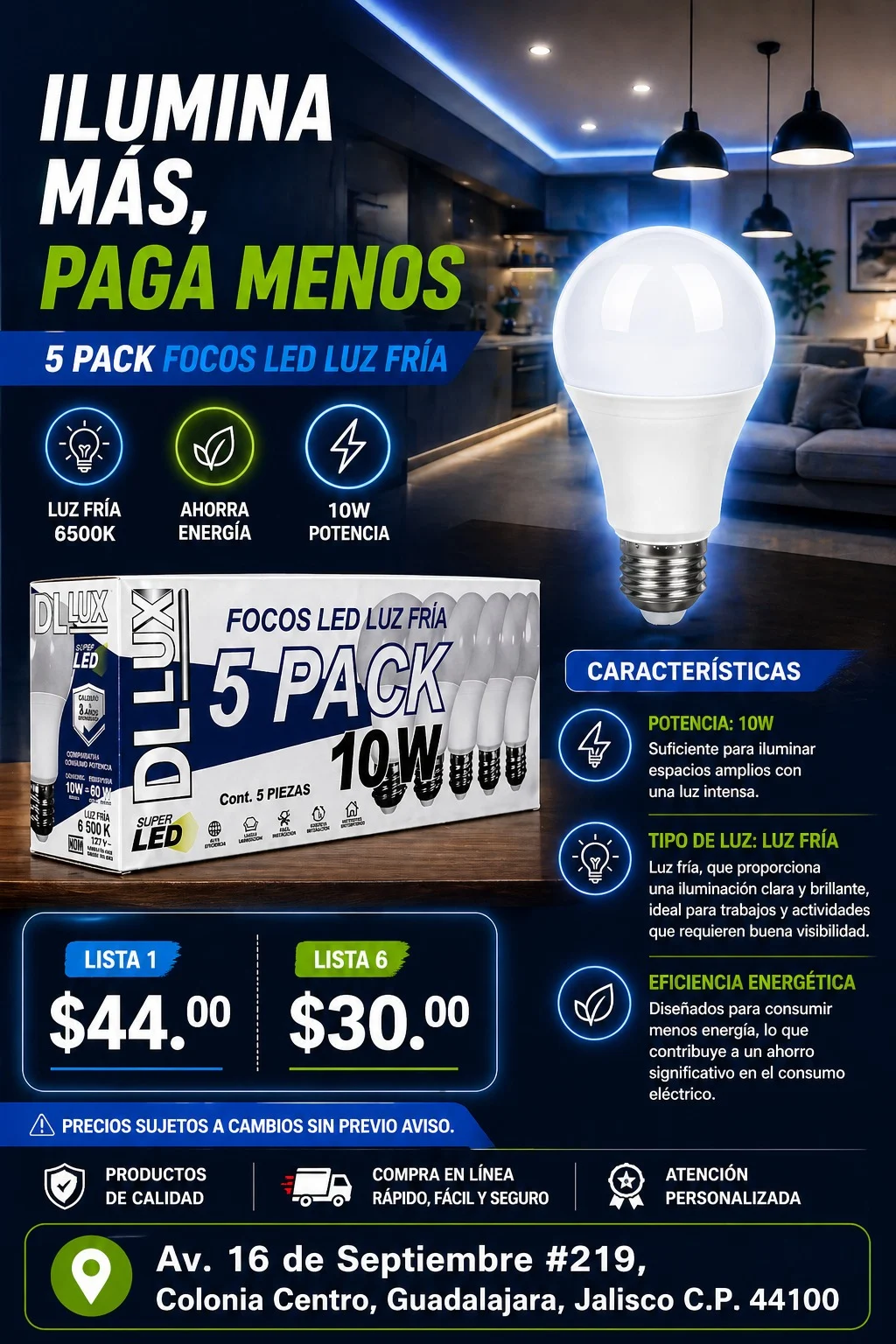Ilumina mas, paga menos!