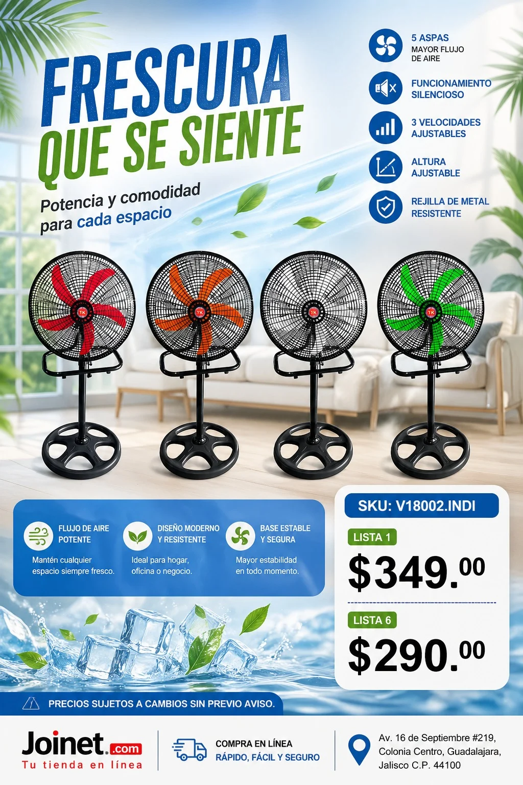 Frescura que se siente