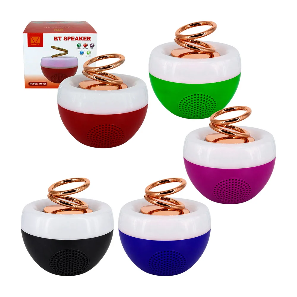 Bocina bluetooth con luz led y entrada de tarjeta sd, variedad de col…