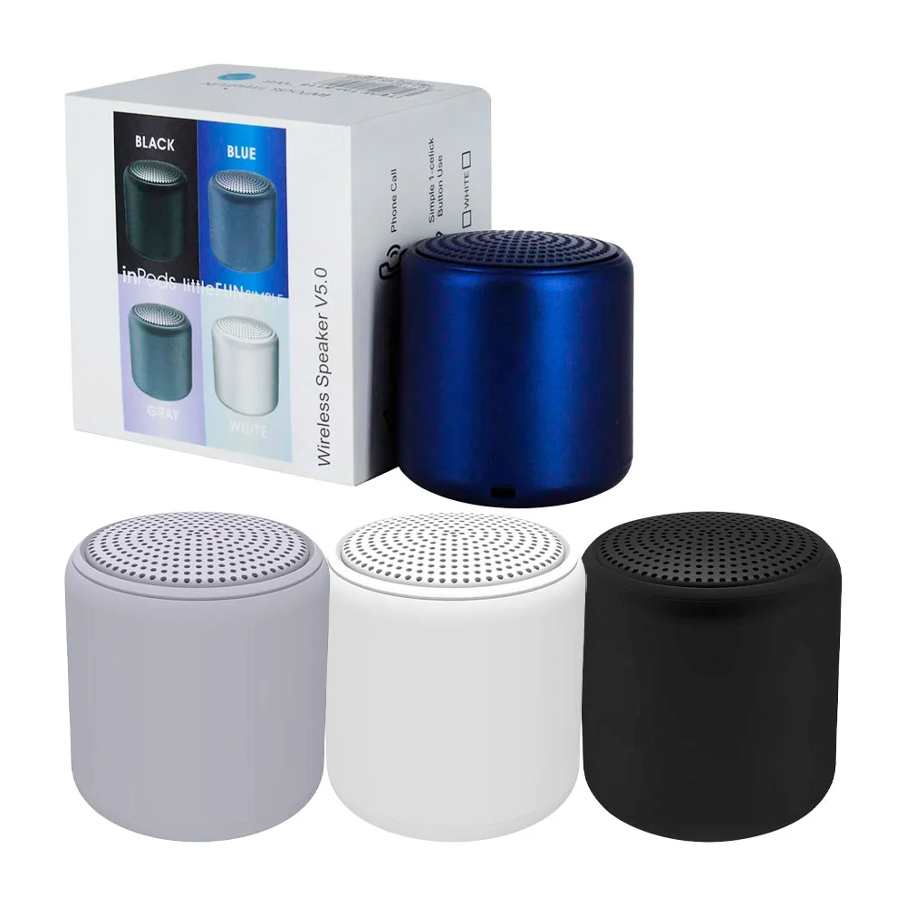 Mini bocina cilíndrica inpods y entrada usb v8, variedad de colores /…