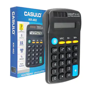 Calculadora electrónica escolar pequeña con 8 dígitos y panel solar, …