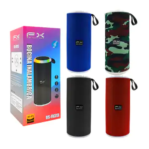 Bocina cilindrica bluetooth fx con puerto usb-tf, radio fm, variedad …