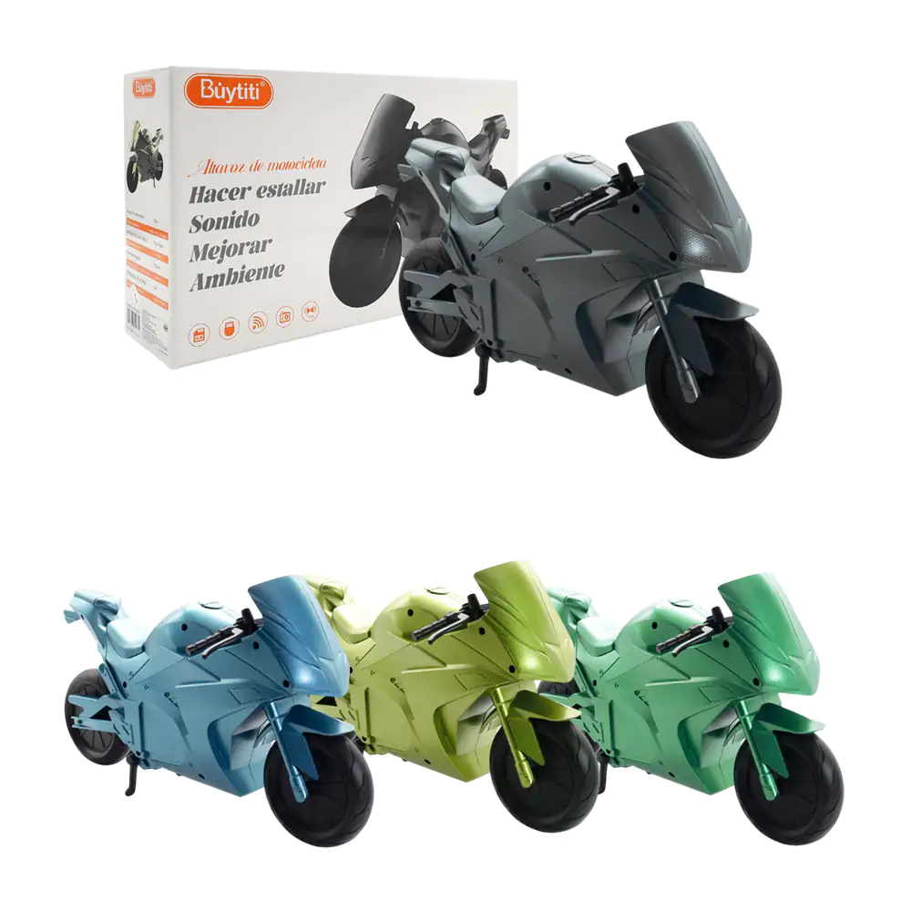Bocina inalámbrica bluetooth buytiti con diseño de moto, variedad de …