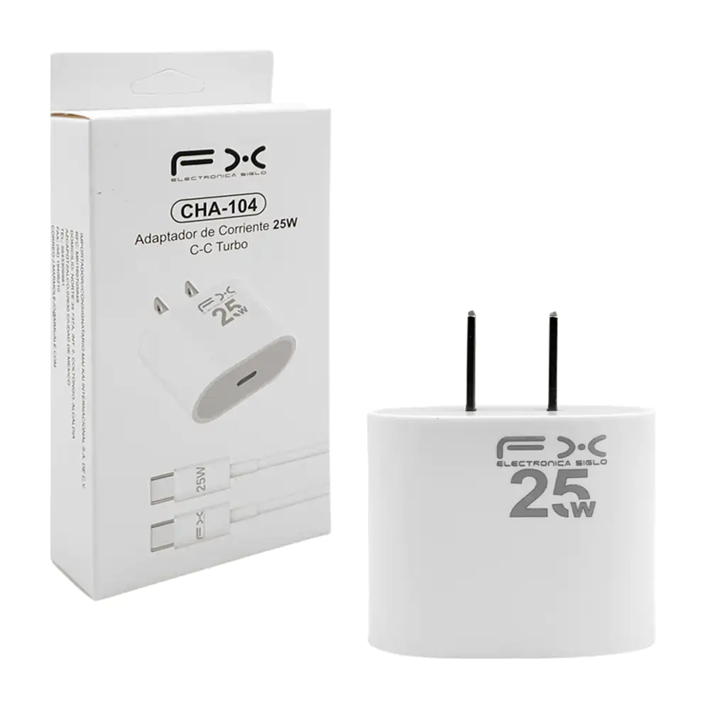 Combo cargador fx, 25w cable tipo c a tipo c y cubo con entrada tipo …