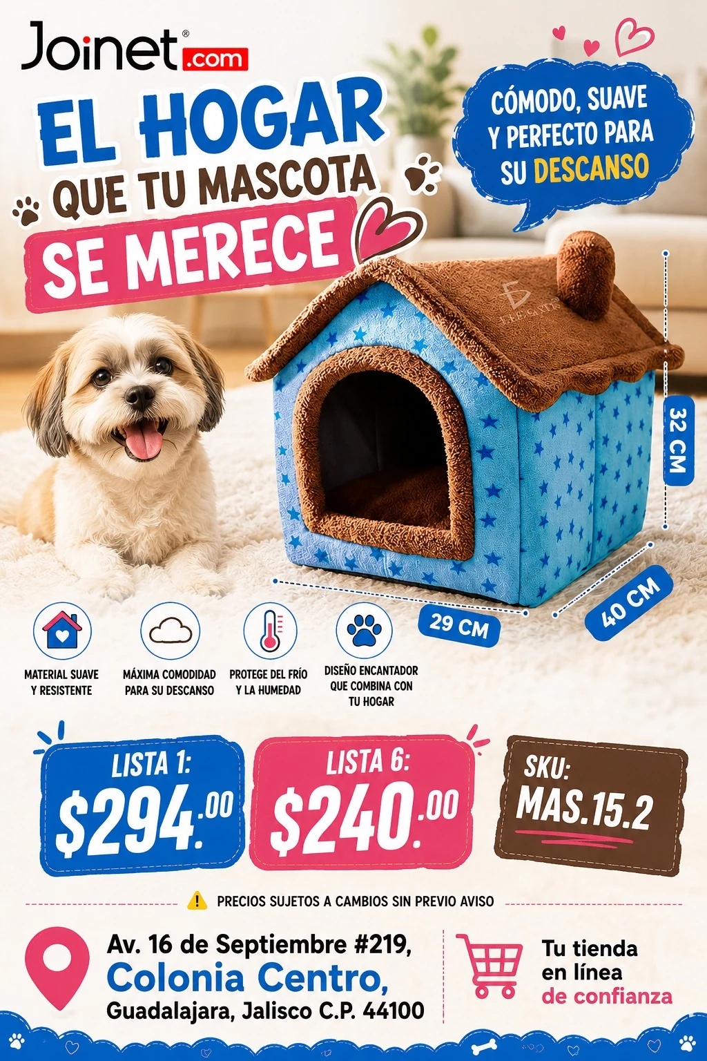 El hogar que tu mascota merece!
