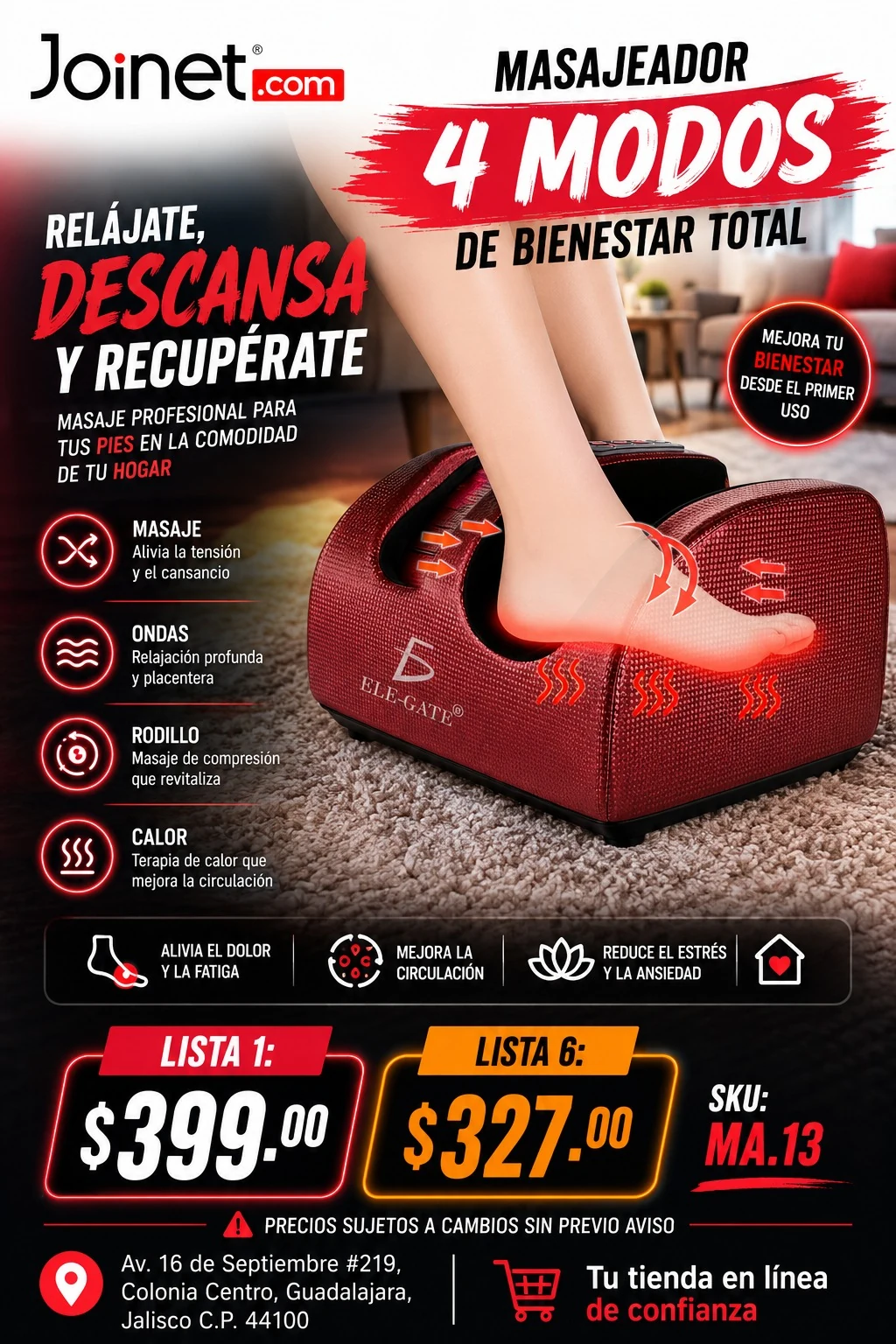 Relájate, descansa y recupérate!