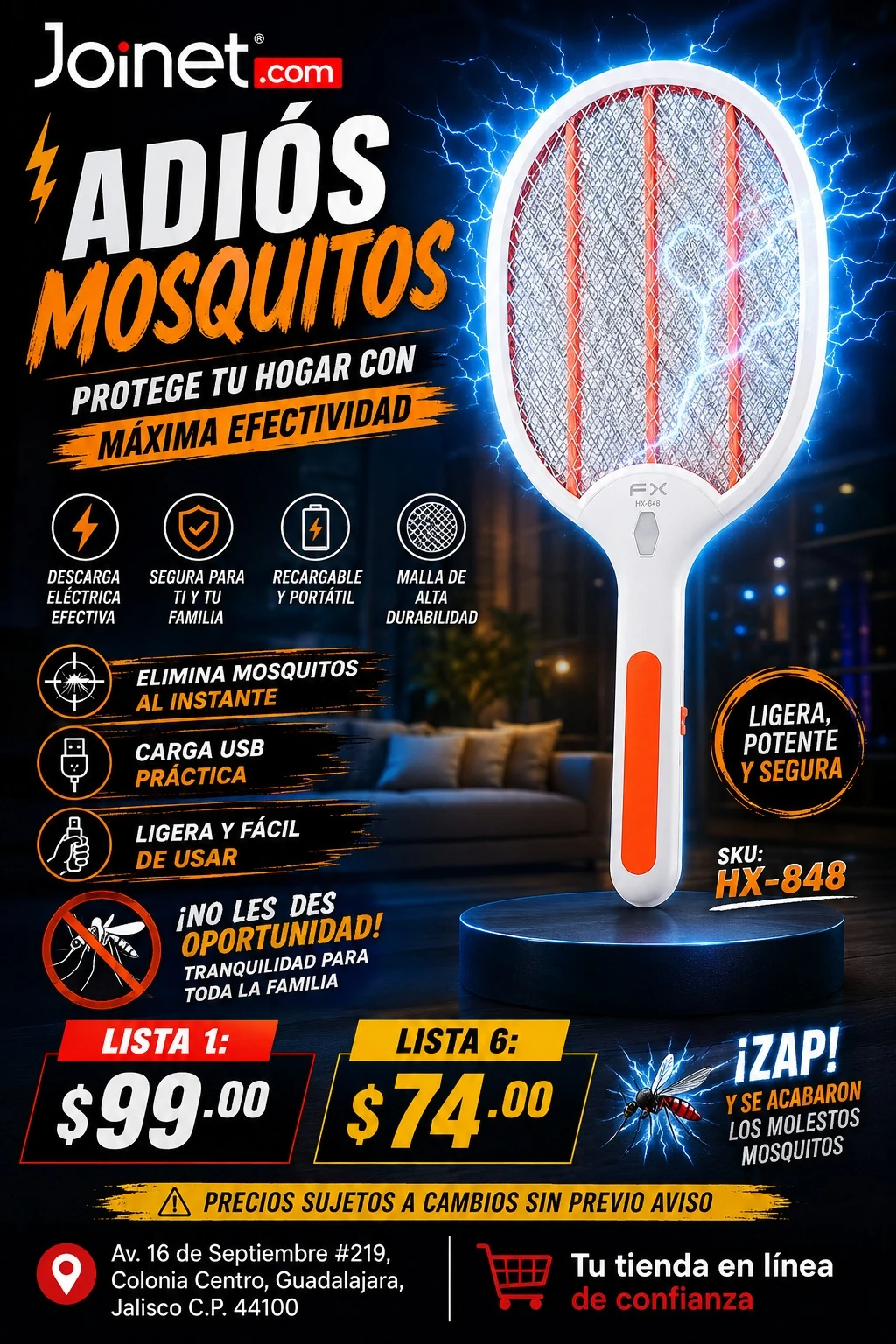 Adiós a los mosquitos!