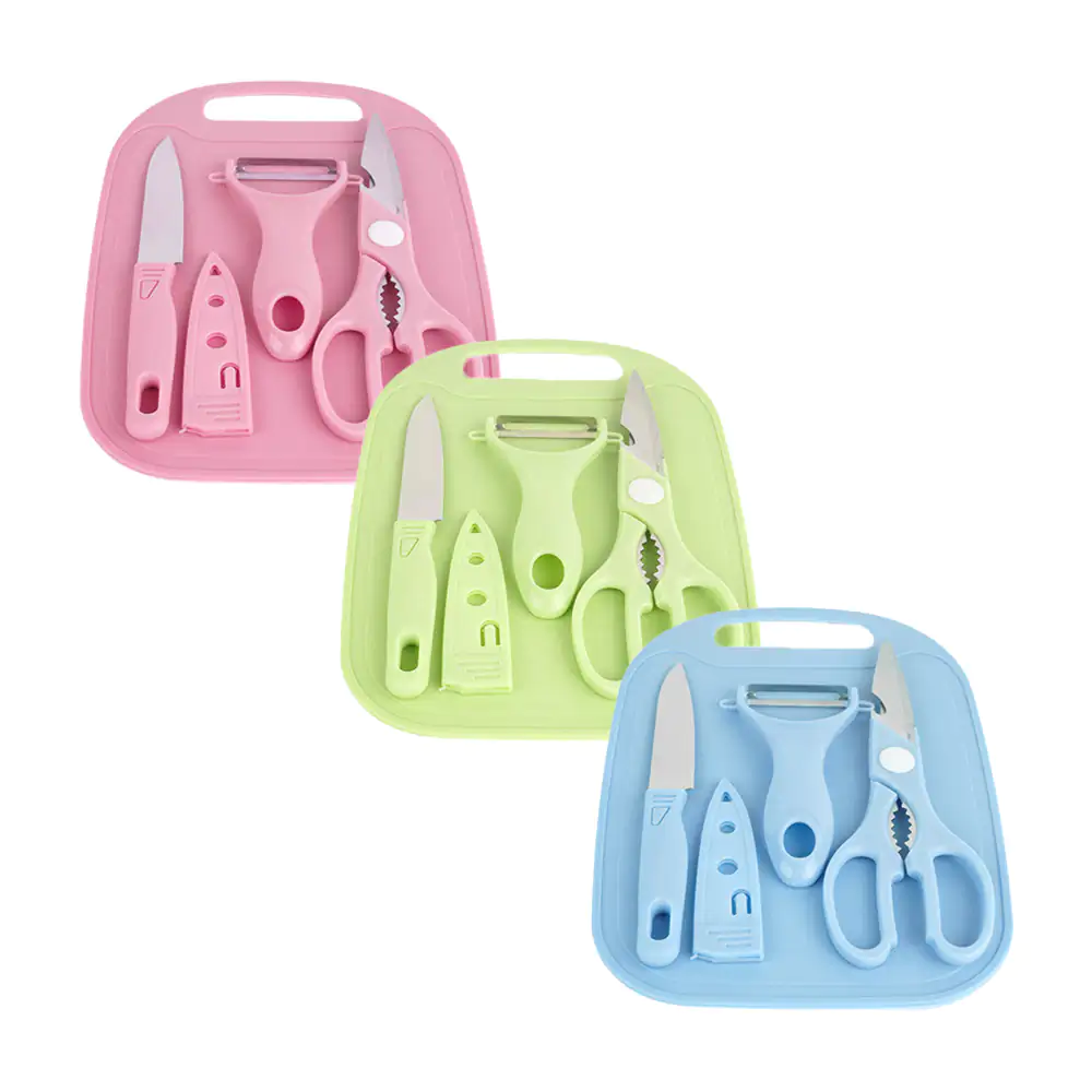 Blíster con 3 utensilios para cocina buytiti, tijeras, cuchillo y pel…
