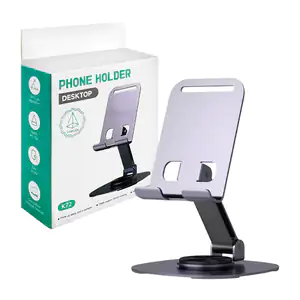 Soporte metálico plegable para celular, ángulo de 180°, antideslizant…