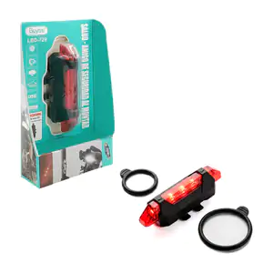 Lámpara de seguridad resistente al agua para bicicleta con 4 modos de…