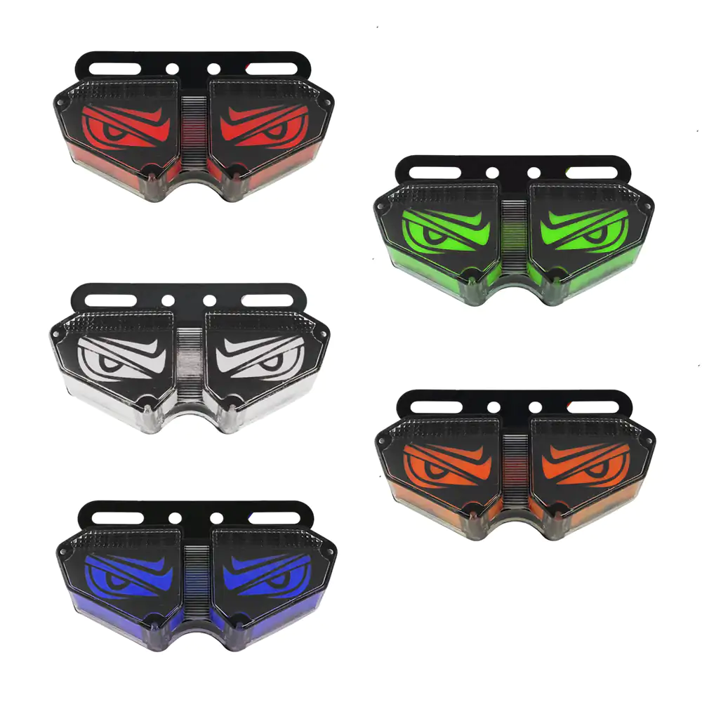 Lámpara en forma de ojos para coche o motocicleta, variedad de colore…
