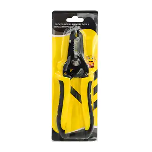 Blíster con pinza para pelar cables de 7.5 pulgadas con mango antides…