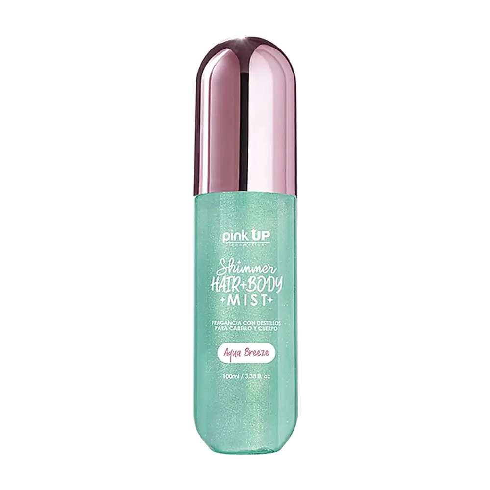 Perfume pink up para el cuerpo y cabello shimmer aroma aqua breeze, 1…
