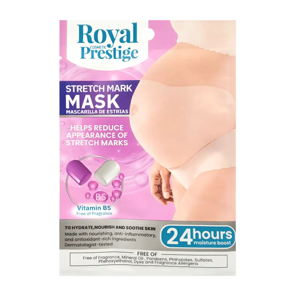 Mascarilla con vitamina b5 para reducir la apariencia de estrías en e…