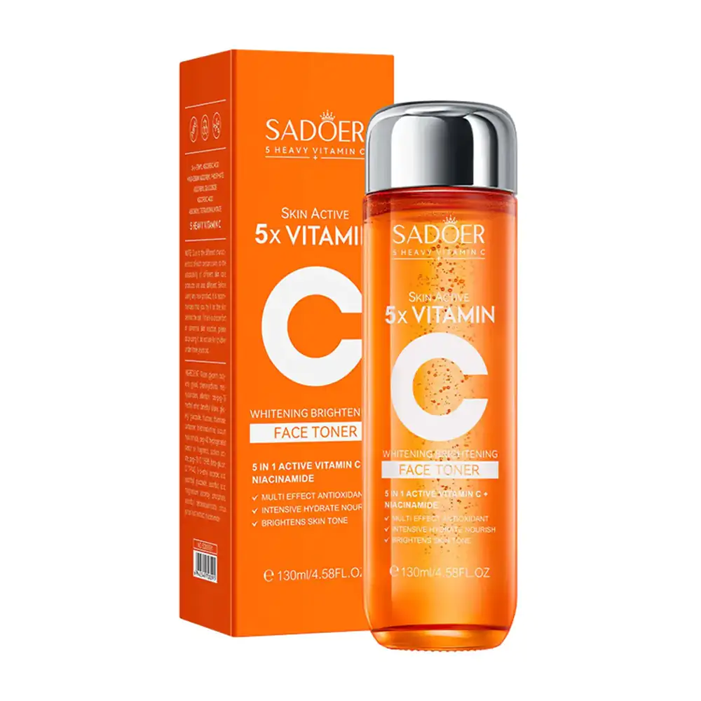 Tónico facial hidratante sadoer con vitamina c + niacinamida de 130ml