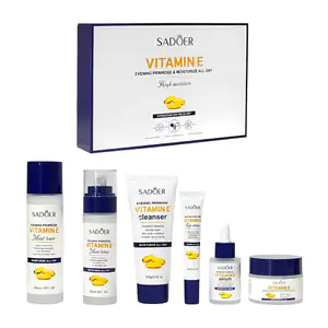 Set de 6 cremas hidratantes para el cuidado de la piel con vitamina e…